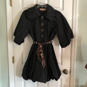 Marni Black Puff Dress